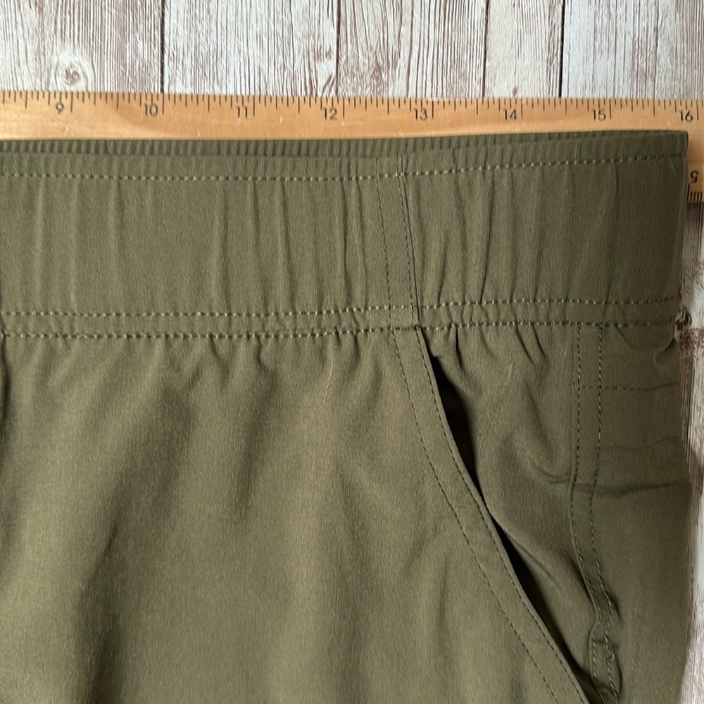Eddie Bauer Departure Ankle Pant sz Small Women's Traveler Olive Green 51000283 - Picture 13 of 14